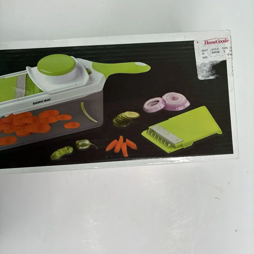 Sharper Image Mandoline Slicer With Interchangeable Slicing Blades Brand New